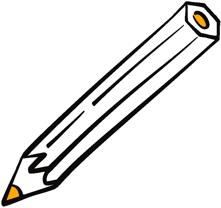 Pictogramme Illustration. Représenté par un crayon de couleur.